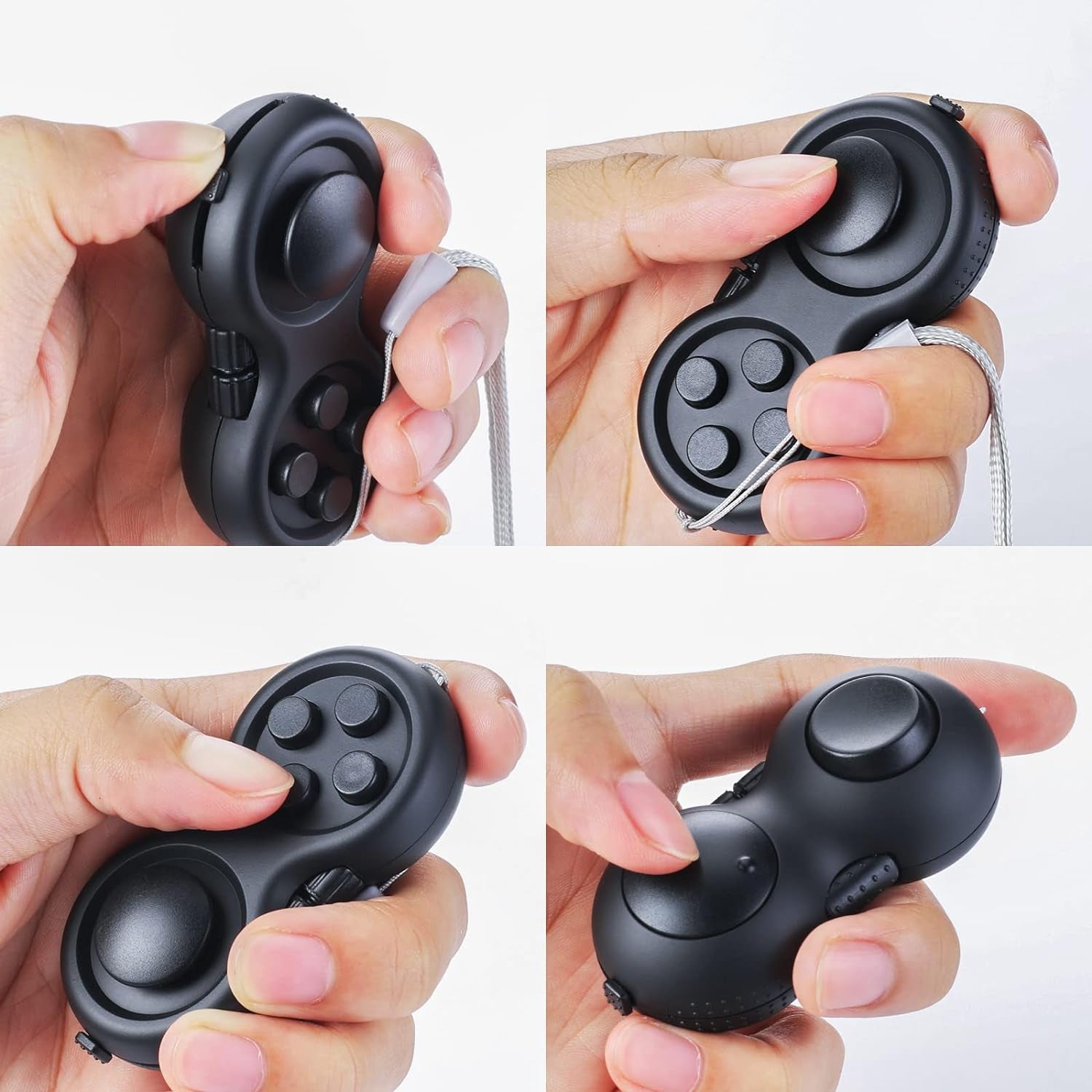 Fidget Controller Clicker, Sensory Silent Puzzle Game Premium Fidget Pad, Relief Stress and Anxiety Depression Toy for ADHD Autism Adults and Kids