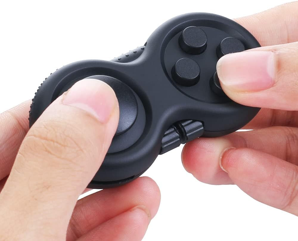 Fidget Controller Clicker, Sensory Silent Puzzle Game Premium Fidget Pad, Relief Stress and Anxiety Depression Toy for ADHD Autism Adults and Kids